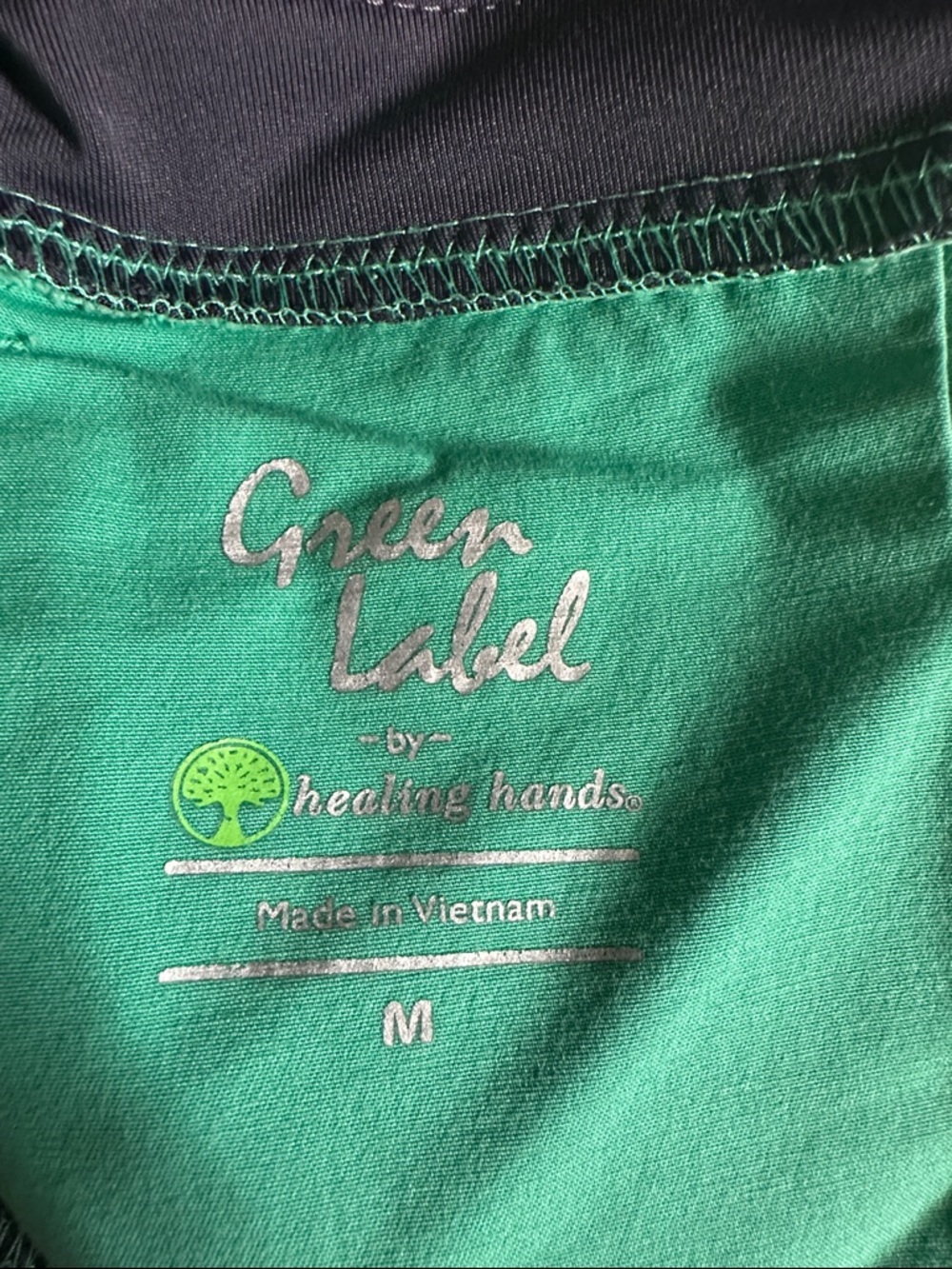 healing hands Teal Drawstring Utility Joggers with Black Waistband - Picture 6 of 7